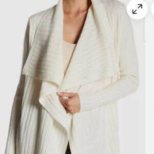 Theory Women's Trincy Wool Blend Drape Front Cardigan size:P